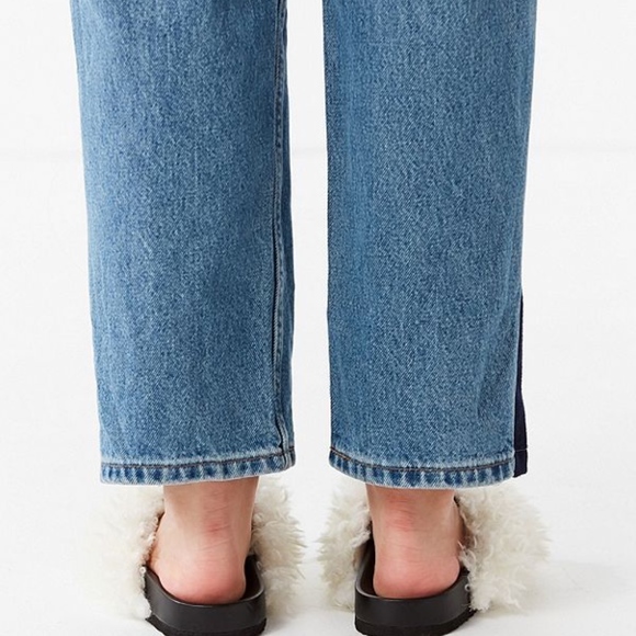 Faux Shearling Fur Pool Slides Sandals Slip On - Picture 5 of 6